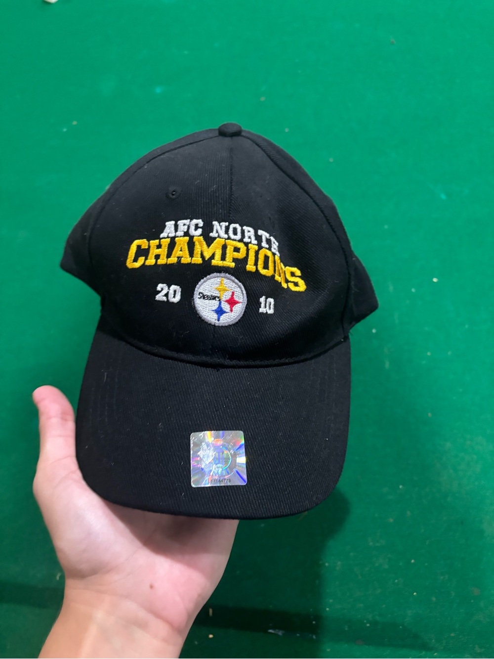 Pittsburgh AFC North Champions 2010 Black Baseball Cap